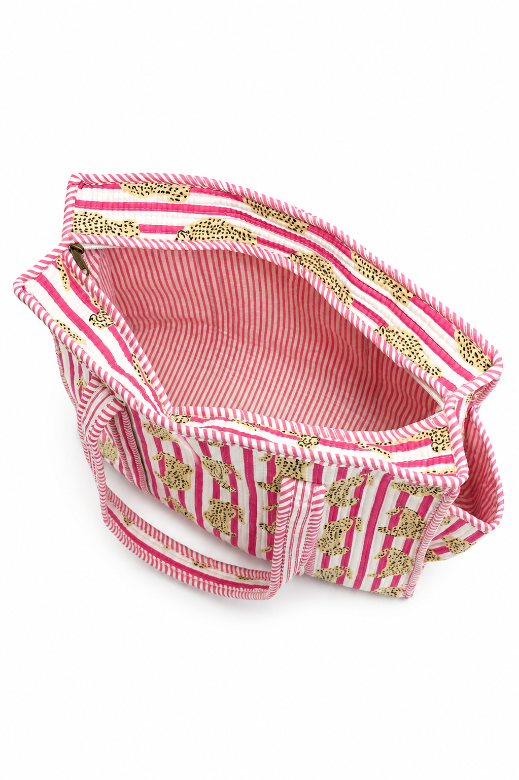 Pink Leopard Tote