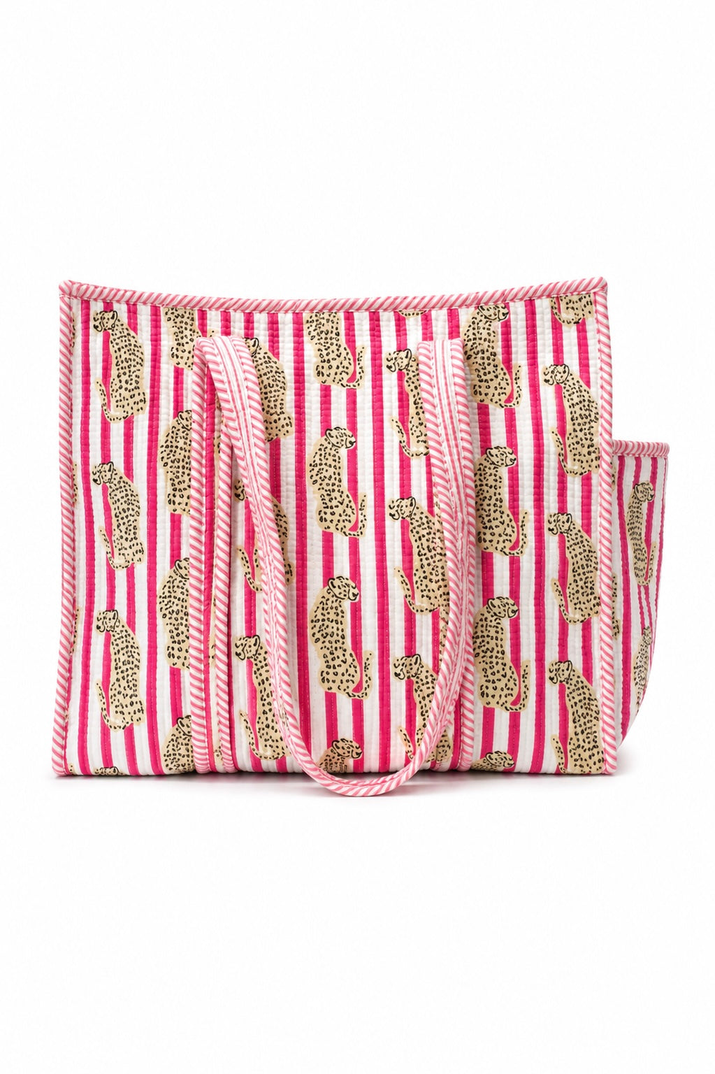 Pink Leopard Tote