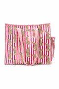 Pink Leopard Tote